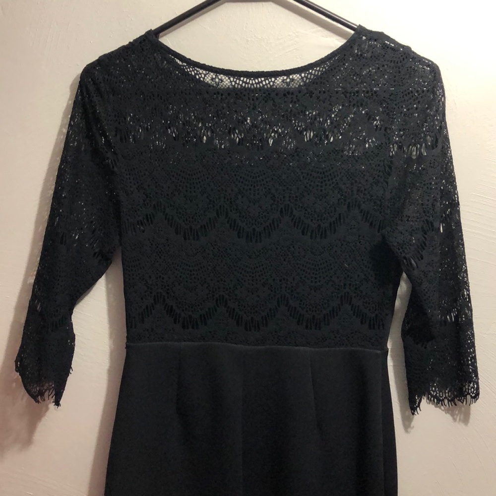 Express Black Lace Dress